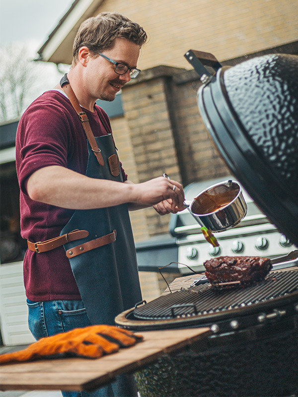 Wild zwijn vlees bbq - pulled pork bereiden