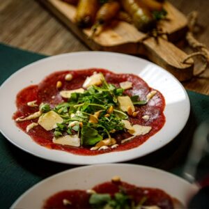 Hert carpaccio | hert (ca. 80 gram)