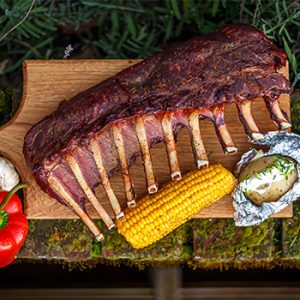 Hertenrack - vlees barbecue